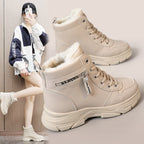 Damen Winterliche High-Top Sneaker mit kuscheligem Innenfutter R&B
