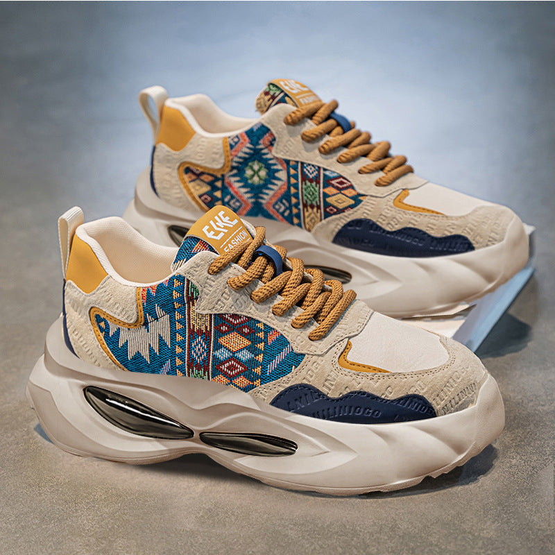 Damen bequeme und modische Sneakers mit einzigartigem Ethno-Design R&B