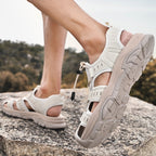 Damen Outdoor-Sandalen mit anpassbarem Schnellschnürsystem von R&B