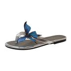 Damen elegante Flip-Flops mit modischen Schmetterlingsapplikationen EB