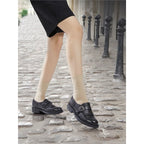 Damen elegante Slipper mit dekorativem Schnallen-Design R&B