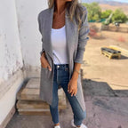 Damen eleganter Cardigan mit weichem Material und lässigem Schnitt R&B