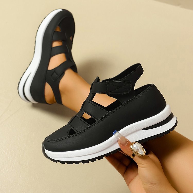 Damen freizeitorientierte Sneakers mit komfortabler Oberflächenstruktur und flexiblem Sohlendesign R&B