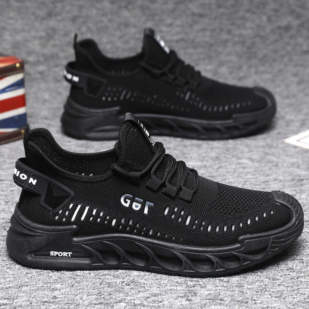 Damen Sportliche Comfort-Sneaker mit atmungsaktiver Mesh-Konstruktion und rutschfester Sohle R&B