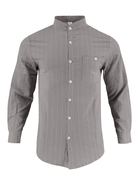Herren Hemd mit modernem Streifenmuster R&B