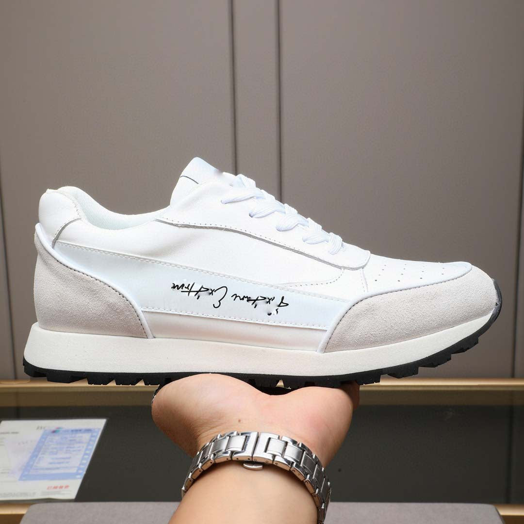 Damen Sportliche Sneakers mit hochwertiger Leder-Oberfläche und rutschfester Sohle R&B