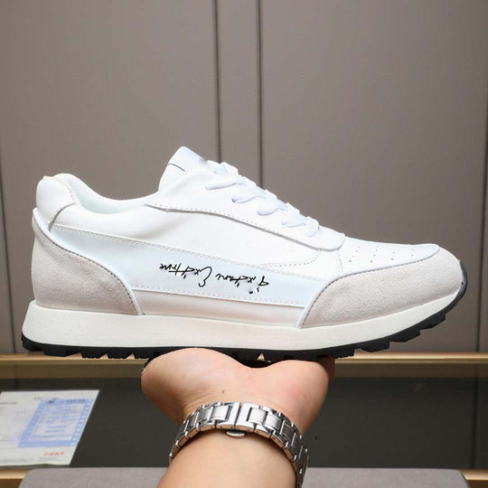 Damen Sportliche Sneakers mit hochwertiger Leder-Oberfläche und rutschfester Sohle R&B