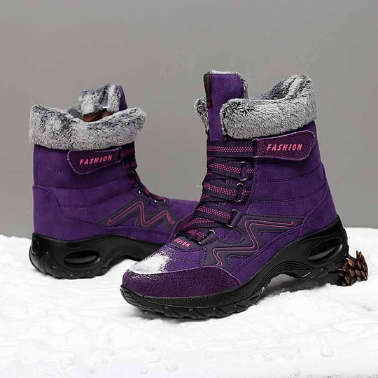 Damen Winterstiefel mit kuscheligem Innenfutter und rutschfester Sohle R&B