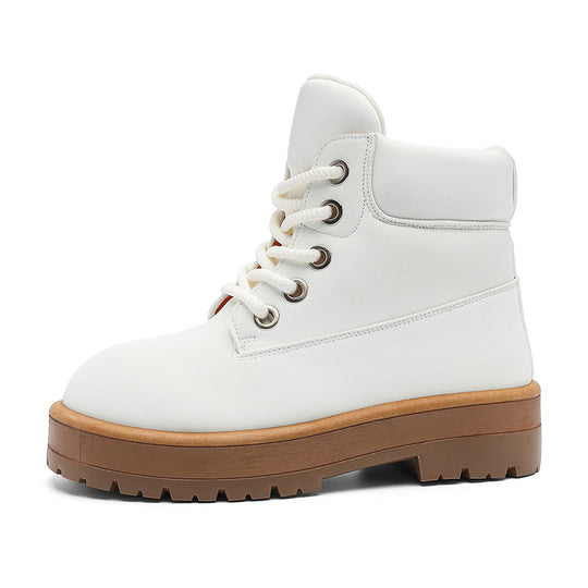 Damen Winterstiefel mit rutschfester Profilsohle und atmungsaktivem Obermaterial R&B