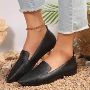 Damen Stilvolle und komfortable Ballerinas mit großem Schleifendetail R&B