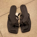 Damen Zehentrenner-Sandalen mit schickem Riemendesign und komfortablem Fußbett R&B