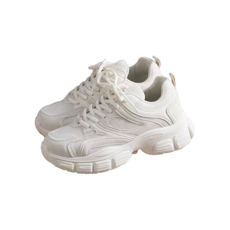 Damen Sportliche Chunky Sneakers mit stoßdämpfender Sohle und atmungsaktivem Obermaterial R&B