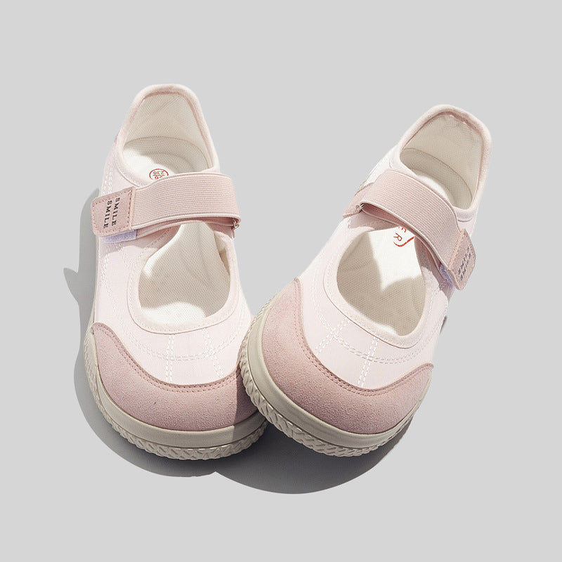Damen Modische Freizeit-Schuhe mit Klettverschluss und ergonomischer Sohle