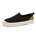 Damen Bequeme Slip-On Espadrilles mit elastischem Obermaterial und ökologischer Sohle R&B