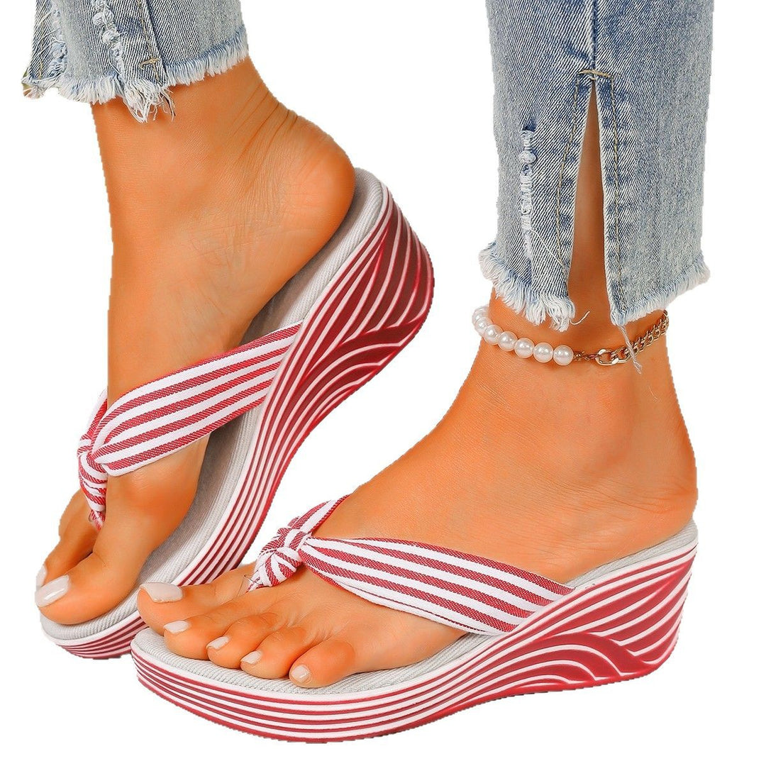 Damen Keil-Flip-Flops R&B