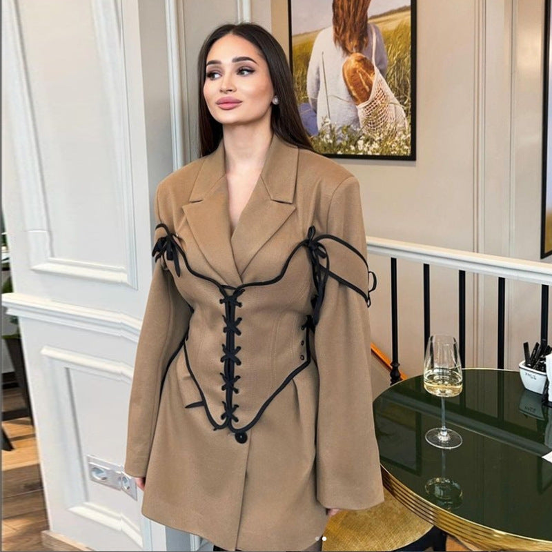 Damen Modischer Couture-Blazer R&B