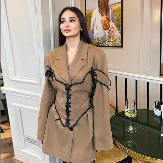Damen Modischer Couture-Blazer R&B