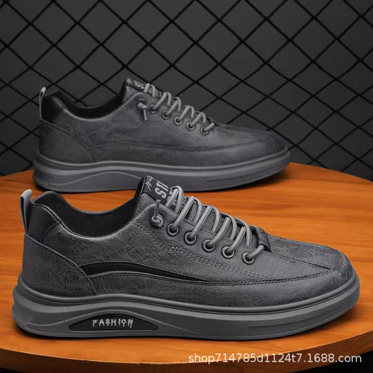 Damen Sportliche Sneaker aus hochwertigem Leder mit stoßdämpfender Sohle R&B