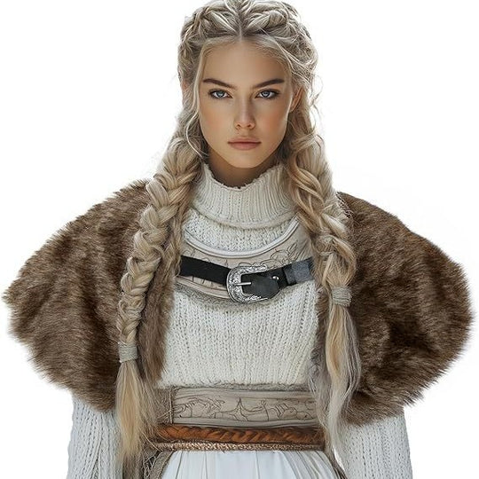 Damen hochwertige Winterjacke mit Pelzkragen R&B
