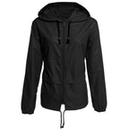 Damen leichte Übergangsjacke mit verstellbarem Kordelzug