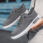 Damen Sneaker aus hochwertigem Leder mit atmungsaktiver Mesh-Oberfläche R&B