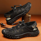 Herren Atmungsaktive Outdoor-Sneaker mit flexiblem Schnellverschluss R&B