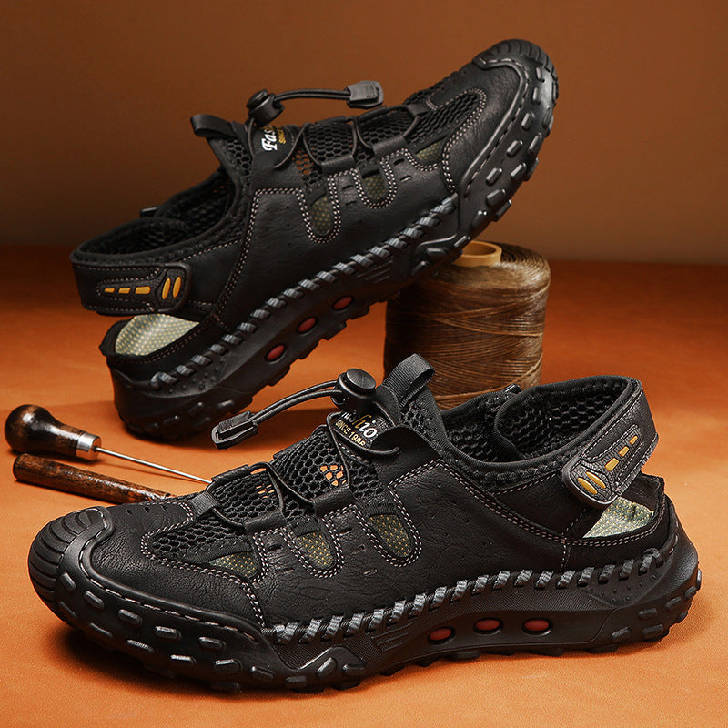 Herren Atmungsaktive Outdoor-Sneaker mit flexiblem Schnellverschluss R&B