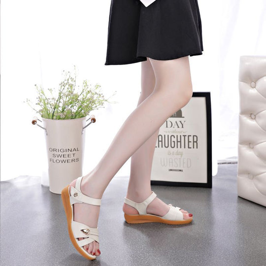 Damen Komfortable Sandalen mit dämpfendem Fußbett und modischem Riemendesign R&B