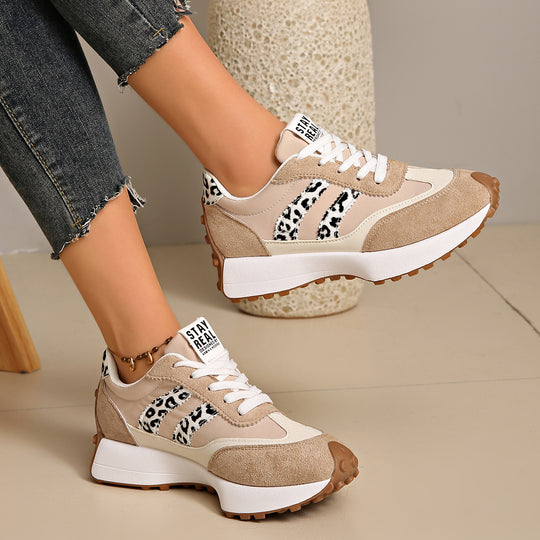 Damen sportliche Sneaker im Retro-Design mit atmungsaktiven Materialien R&B