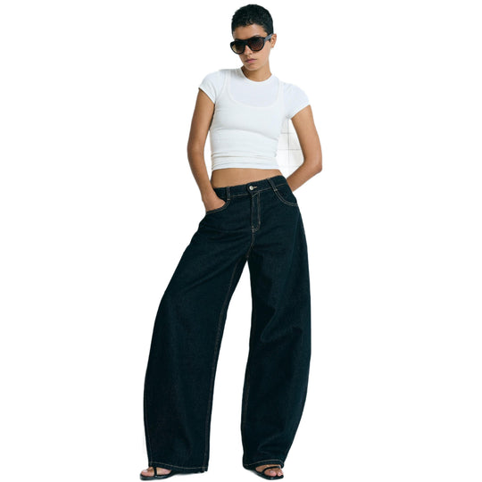 Damen Oversized Jeansjacke R&B