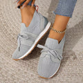 Damen Atmungsaktive Sneakers mit elastischen Schnürsenkeln R&B
