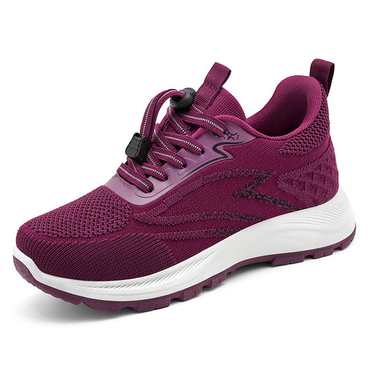 Damen Sportliche Fitness-Sneaker mit atmungsaktivem Obermaterial R&B