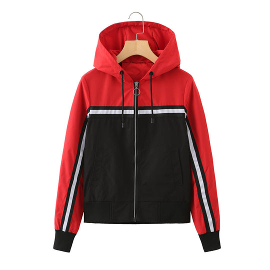 Damen sportliche Jacke mit modernen Streifenelementen R&B