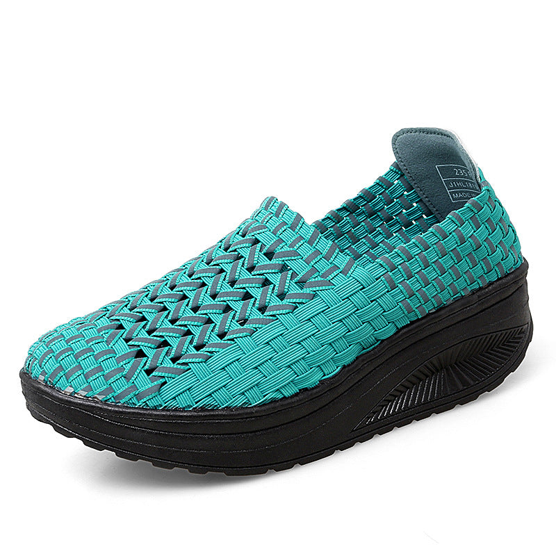Damen Sportliche Slipper mit atmungsaktivem Netzgewebe und rutschfester Sohle R&B