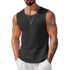 Herren Sportliches Tanktop mit atmungsaktiver Wabenstruktur R&B