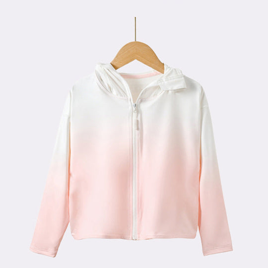 Jungen atmungsaktive Kapuzenjacke mit UV-Schutz R&B