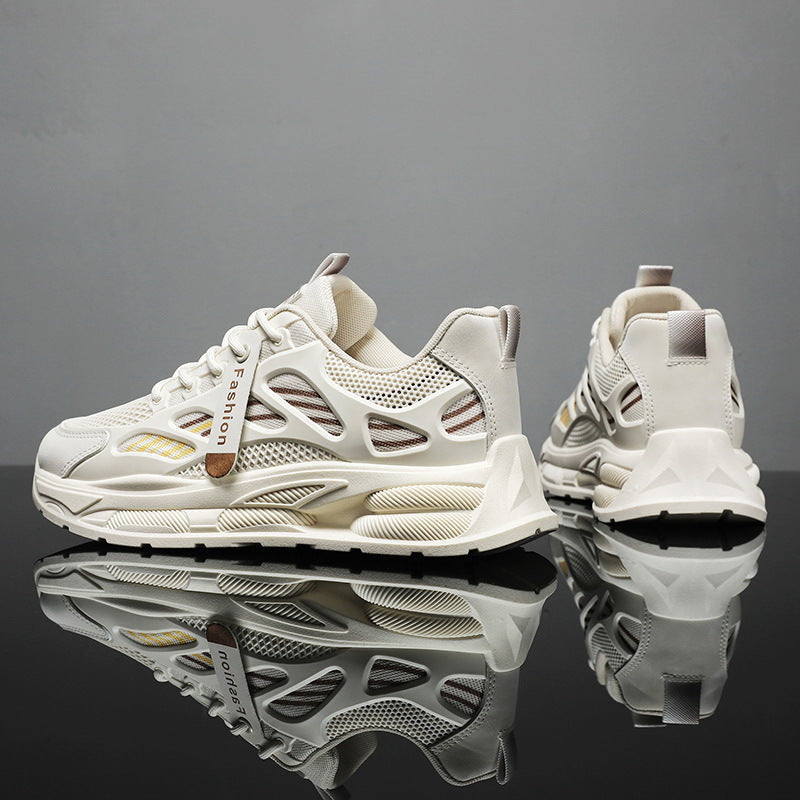 Damen sportliche Sneaker mit atmungsaktivem Netzmaterial und stabiler Dämpfung R&B