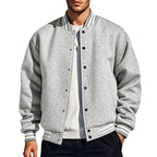 Herren Collegejacke mit elastischen Bündchen und hochwertiger Verarbeitung R&B
