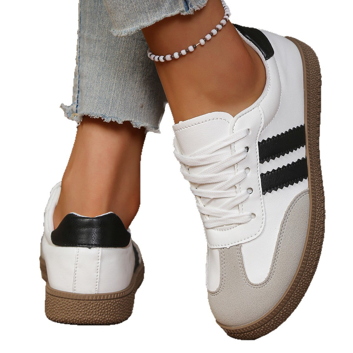 Damen Sportliche Sneakers mit komfortabler Sohle und trendigen Details R&B