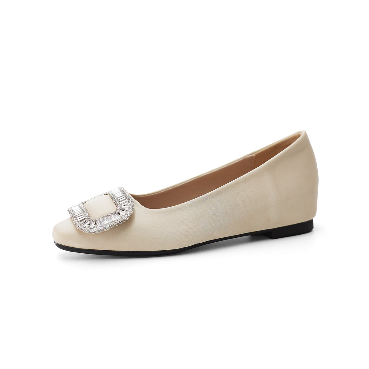 Damen Ballerinas mit elegantem Strassdetail und komfortablem Fußbett