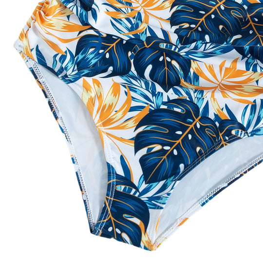 Damen Bikiniset mit verspieltem Volant und hochgeschnittenen Hosen R&B