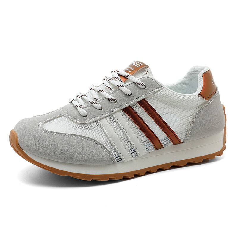Damen Sportliche Sneakers mit atmungsaktiver Mesh-Oberfläche und rutschfester Laufsohle R&B