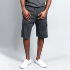 Herren Cargo-Shorts aus atmungsaktivem Sweatstoff mit verstellbarem Kordelzug und praktischen Taschen R&B