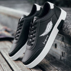 Damen Lässige Sneakers mit einzigartigem Federdesign und rutschfester Sohle R&B