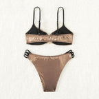 Damen Bikini mit elegantem Schnitt und modischem Ringdetail R&B