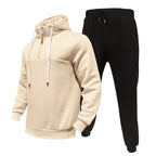 Herren Hoodie und Cargo Jogginghose Set R&B