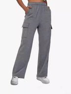 Damen Cargo-Hose mit weitem Bein und praktischen Seitentaschen R&B
