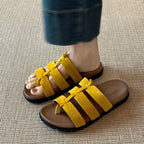 Damen komfortable Clogs mit verstellbaren Riemen und anatomischem Fußbett R&B