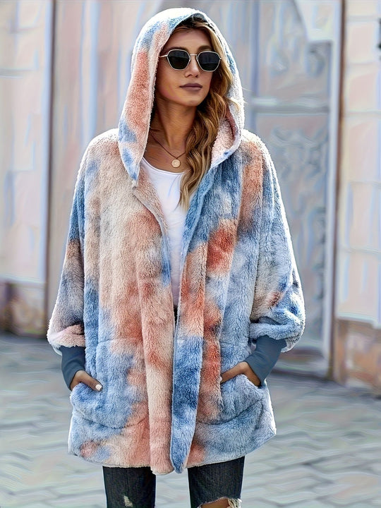 Damen Kapuzenjacke aus kuscheligem Teddyfell R&B