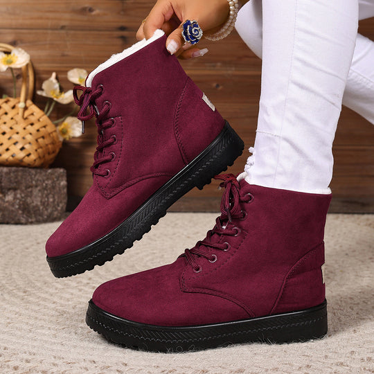 Damen Warm Gefütterte Winterstiefel R&B
